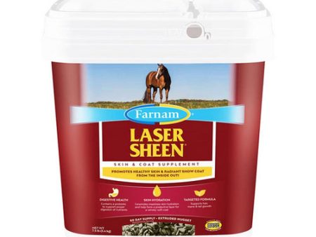 Laser Sheen Skin & Coat Supplement for Horses 7.5 lbs by Farnam Online