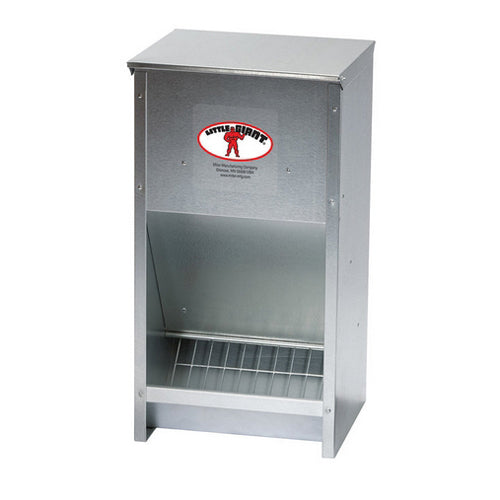 Galvanized High-Capacity Poultry Feeder 25 lbs by Miller Little Giant Online Hot Sale