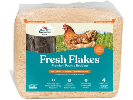 Fresh Flakes Poultry Bedding cubic feet 1 Count by Manna Pro Online