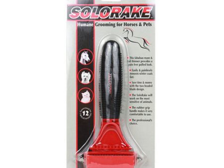 SoloRake Humane Groomer for Horses and Pets 1 Each by Solocomb Online Hot Sale