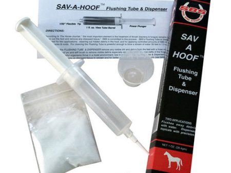 Sav-A-Hoof Flushing Tube & Dispenser 1 Each by Sbs Equine Sale