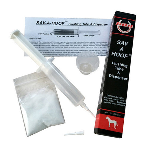 Sav-A-Hoof Flushing Tube & Dispenser 1 Each by Sbs Equine Sale