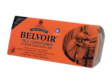 Belvoir Tack Conditioner Bar Soap with Tray 250 Grams by Carr & Day & Martin Fashion