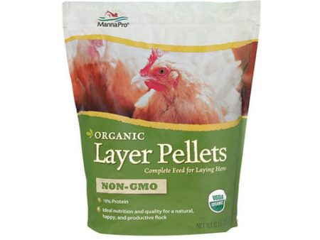 Organic Layer Pellets Complete Feed for Laying Hens 10 Lbs by Manna Pro Fashion