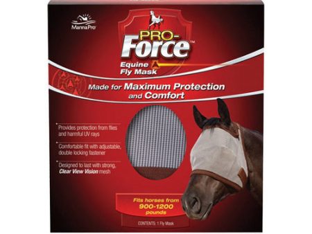 Pro-Force Equine Fly Mask without Ears 1 Each by Manna Pro Supply