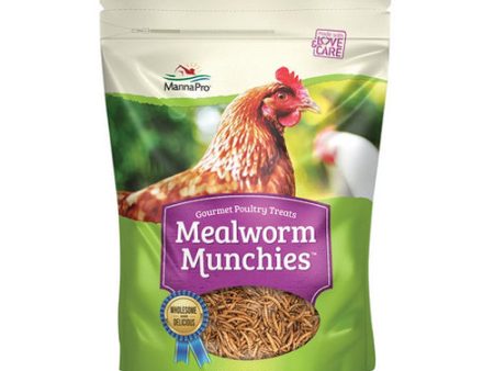 Mealworm Munchies Gourmet Poultry Treats 10 Oz by Manna Pro Online