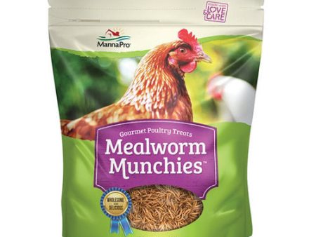 Mealworm Munchies Gourmet Poultry Treats 30 Oz by Manna Pro For Cheap