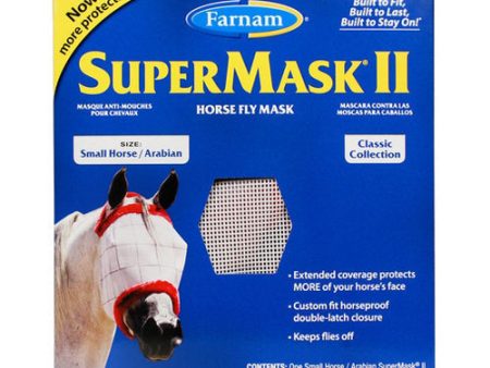 SuperMask II Fly Mask without EarsSmall Horse Arabian 1 Count by Farnam Online