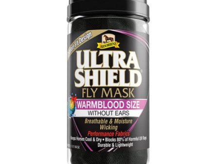 Ultra Shield Fly Mask without Ears Warmblood 1 Count by Absorbine Supply