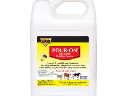 Revenge POUR-ON Fly & Lice Control 1 Gallon by Revenge For Cheap