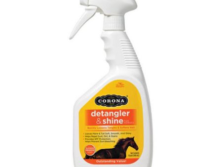 Corona Detangler & Shine for Horses 32 Oz by Corona For Cheap