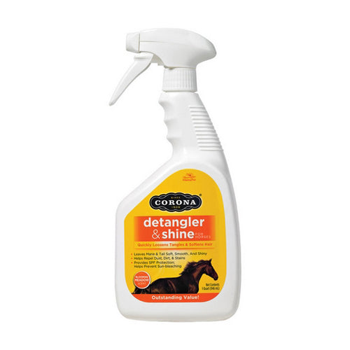 Corona Detangler & Shine for Horses 32 Oz by Corona For Cheap