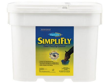 Farnam SimpliFly Feed-Thru Fly Control 50 Lbs by Farnam Sale