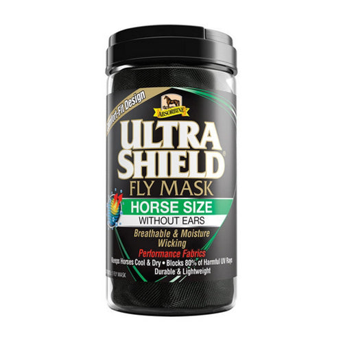 Ultra Shield Fly Mask without Ears Horse 1 Count by Absorbine Online now