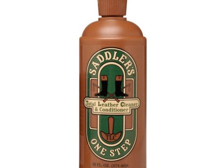 Saddler s One Step Total Leather Cleaner & Conditioner 16 Oz by Saddlers Hot on Sale