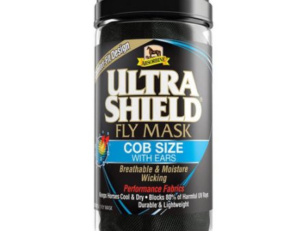 Ultra Shield Fly Mask with Ears Cob 1 Count by Absorbine Fashion