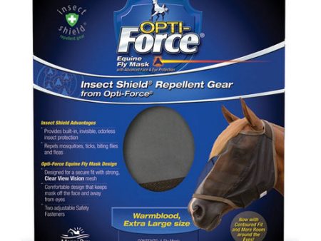 Opti-Force Equine Fly MaskX-Large 1 Count by Manna Pro Fashion