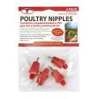 Poultry Nipples Bottom Mount 4 Packets by Miller Little Giant Online Sale