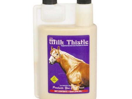 Milk Thistle Horse Supplement 946 Ml by Cox Veterinary Laboratory, Inc. Online now