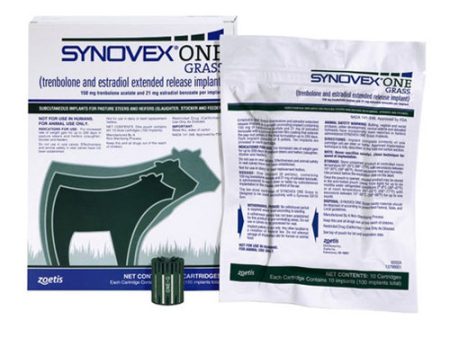 Synovex One Grass Cattle Implants 100 Dose by Zoetis Discount