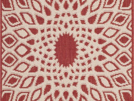 Safavieh Courtyard CY6616 Red Beige Area Rug Cheap