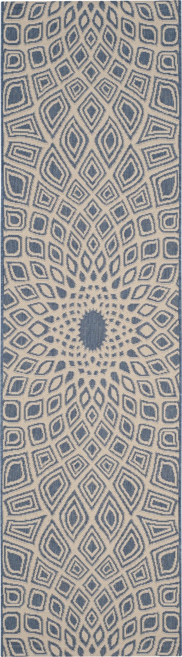 Safavieh Courtyard CY6616 Blue Beige Area Rug Online