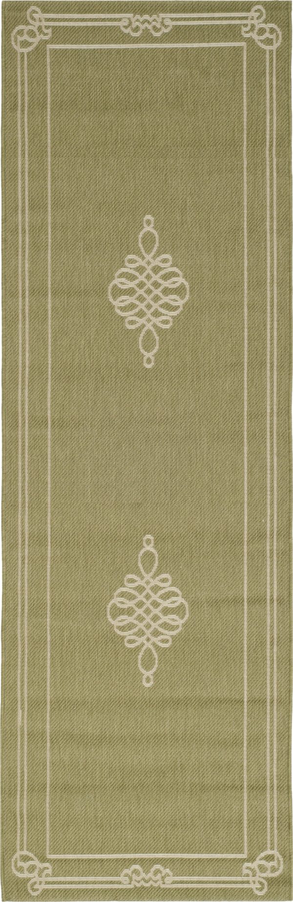 Safavieh Courtyard CY6788 Green Creme Area Rug Online Hot Sale