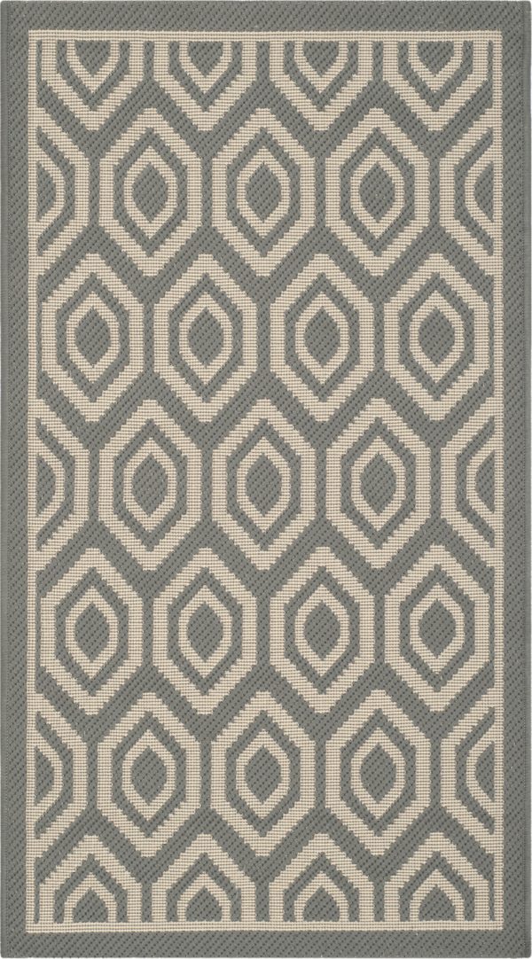 Safavieh Courtyard CY6902 Anthracite Beige Area Rug For Discount