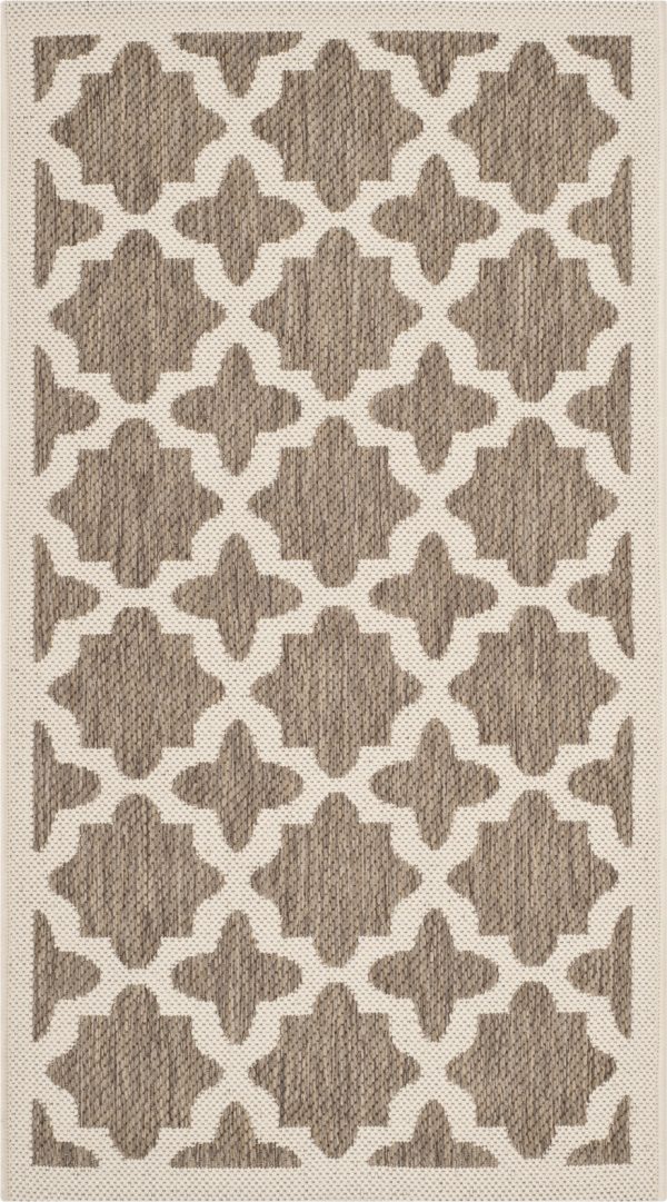 Safavieh Courtyard CY6913 Brown Bone Area Rug Fashion