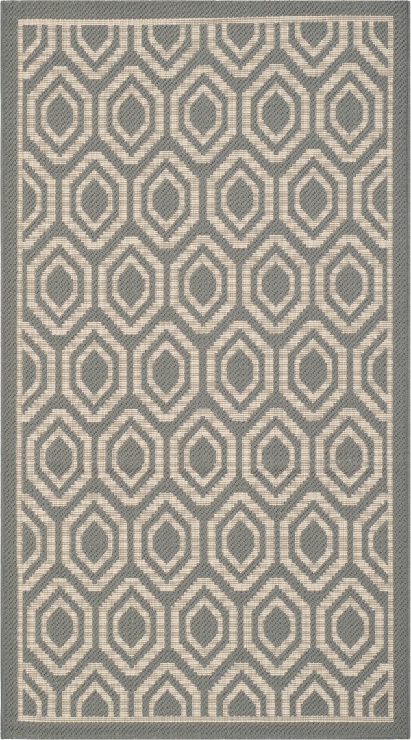 Safavieh Courtyard CY6902 Anthracite Beige Area Rug For Discount