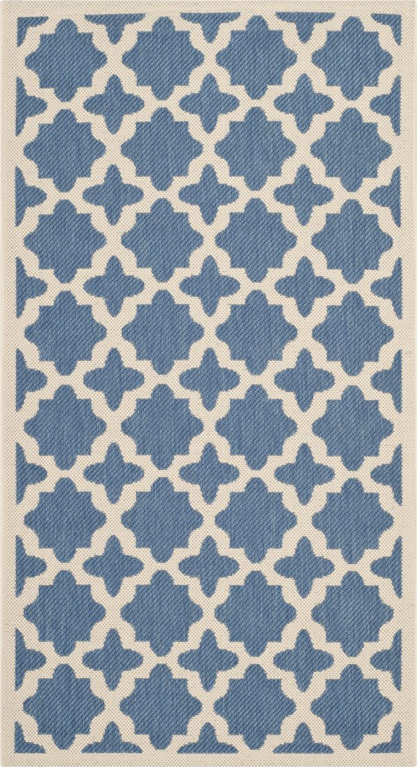 Safavieh Courtyard CY6913 Blue Beige Area Rug Sale