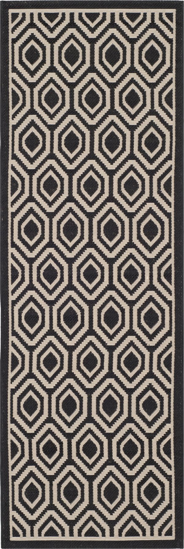 Safavieh Courtyard CY6902 Black Beige Area Rug Supply