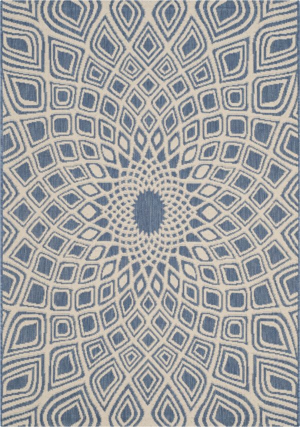 Safavieh Courtyard CY6616 Blue Beige Area Rug Online