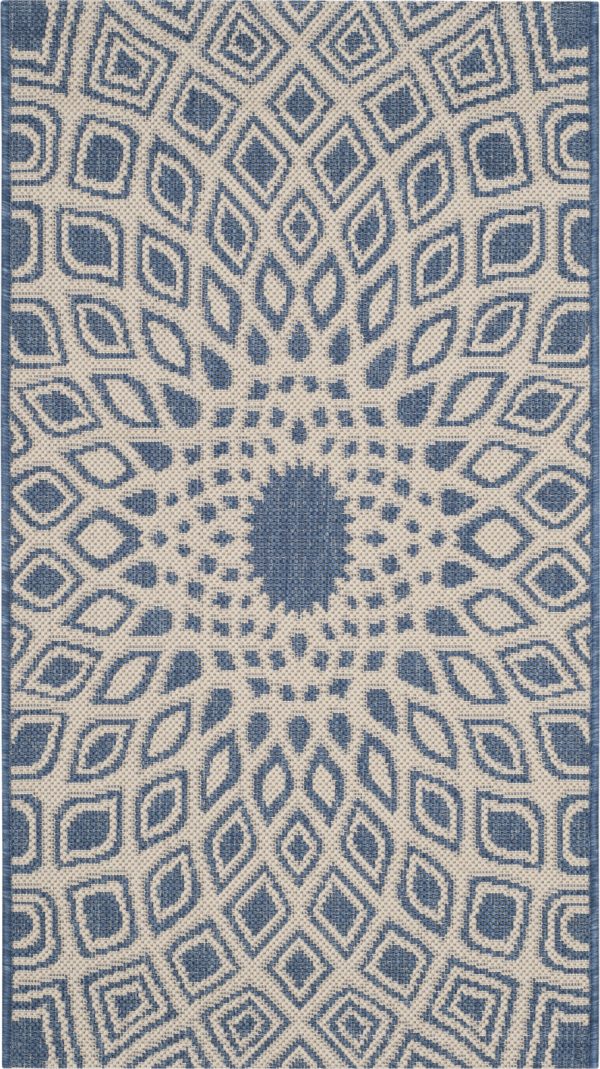 Safavieh Courtyard CY6616 Blue Beige Area Rug Online