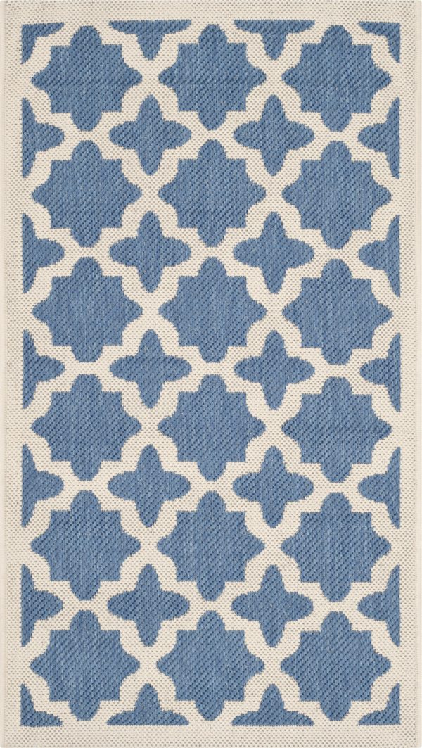 Safavieh Courtyard CY6913 Blue Beige Area Rug Sale