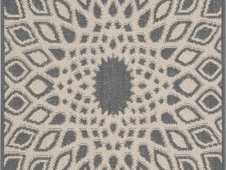 Safavieh Courtyard CY6616 Anthracite Beige Area Rug Fashion