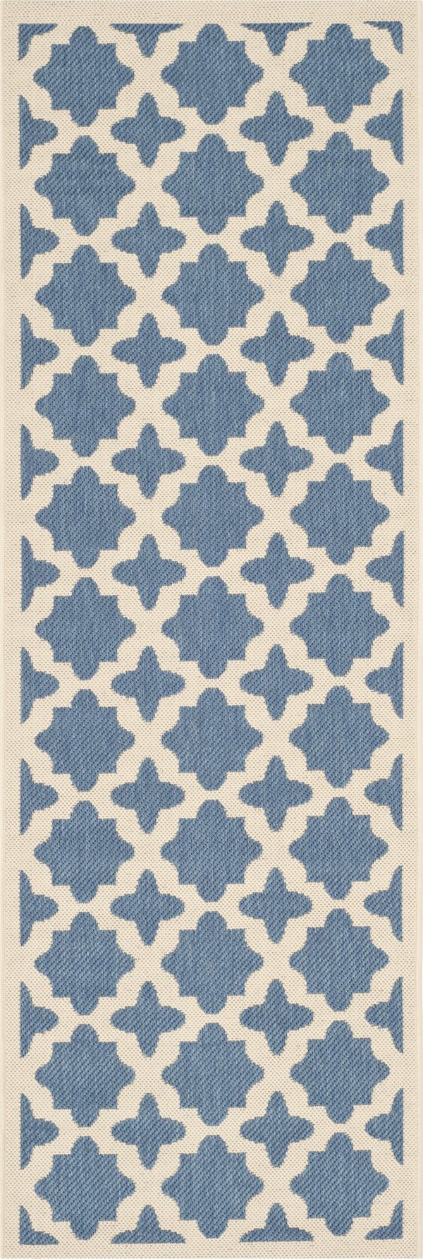 Safavieh Courtyard CY6913 Blue Beige Area Rug Sale