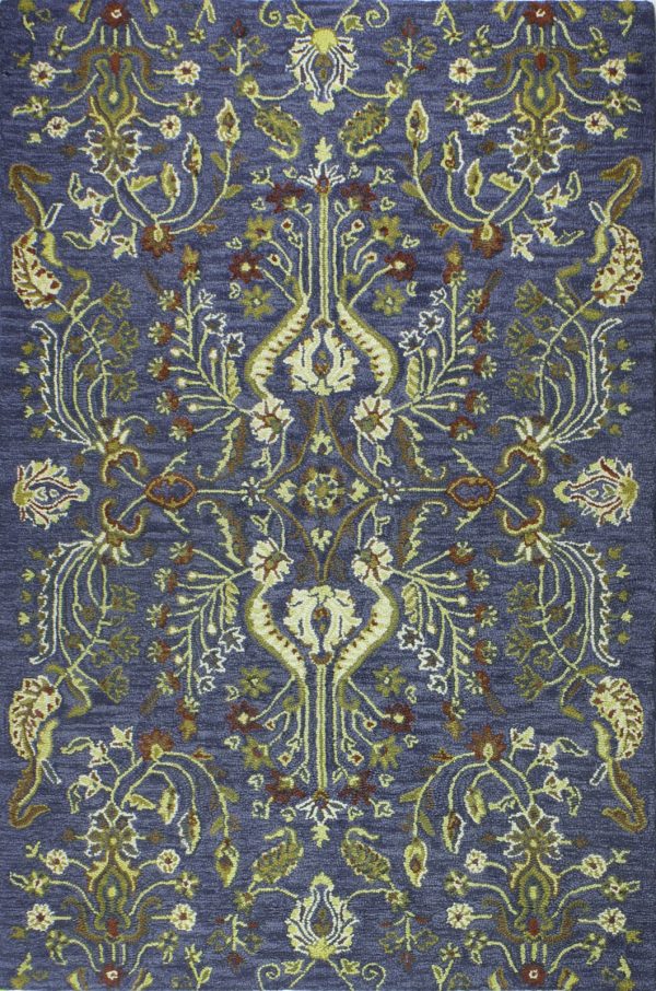 Bashian Valencia R131-AL102 Blue Area Rug Discount