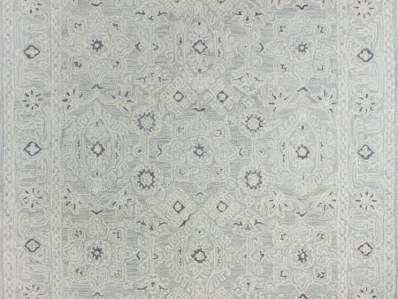 Bashian Greenwich R129-HG352 Silver Area Rug Hot on Sale