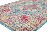 Bashian Dakota D113-MH107 Teal Area Rug Hot on Sale