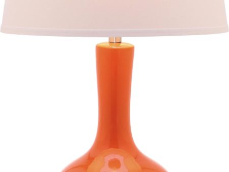 Safavieh Blanche Gourd Lamp Orange Supply