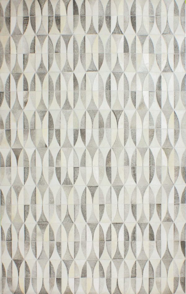 Bashian Santa Fe H112-H30 Grey Area Rug For Sale