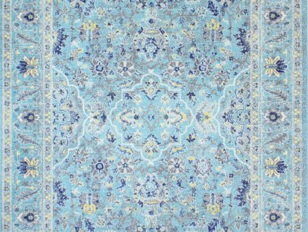 Bashian Everek E110-5394A Light Blue Area Rug Hot on Sale