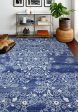 Bashian Everek E110-5658A Dark Blue Area Rug Fashion