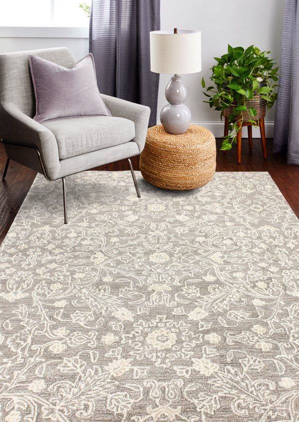 Bashian Greenwich R129-HG357 Taupe Area Rug For Discount