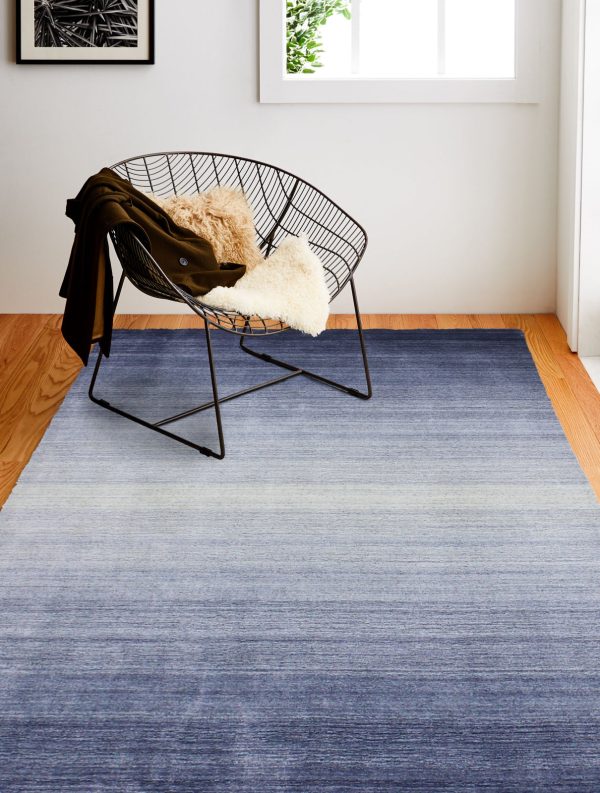 Bashian Terrain Striped H115-BNH1 Slate Area Rug Discount