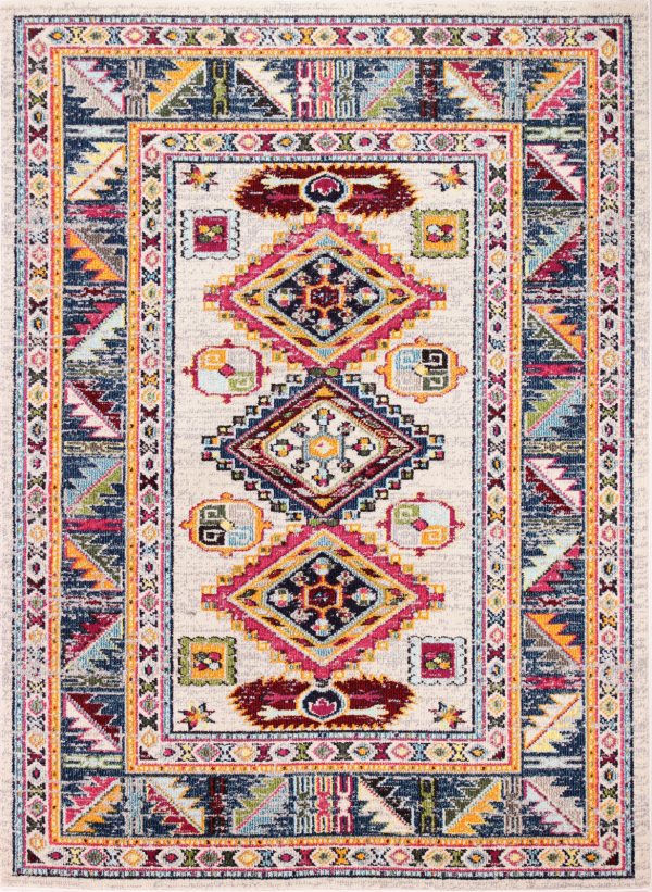 Bashian Dakota D113-MH111 Ivory Area Rug Fashion