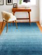 Bashian Terrain Striped H115-BNH1 Turquoise Area Rug Hot on Sale