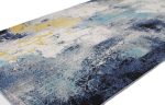 Bashian Everek E110-5570A Ivory Blue Area Rug Supply