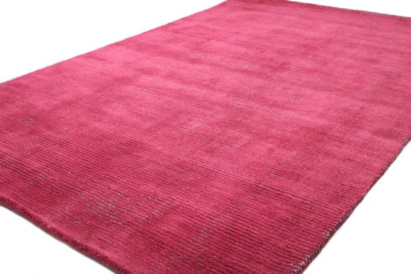 Bashian Contempo S176-ALM211 Red Grey Area Rug For Sale